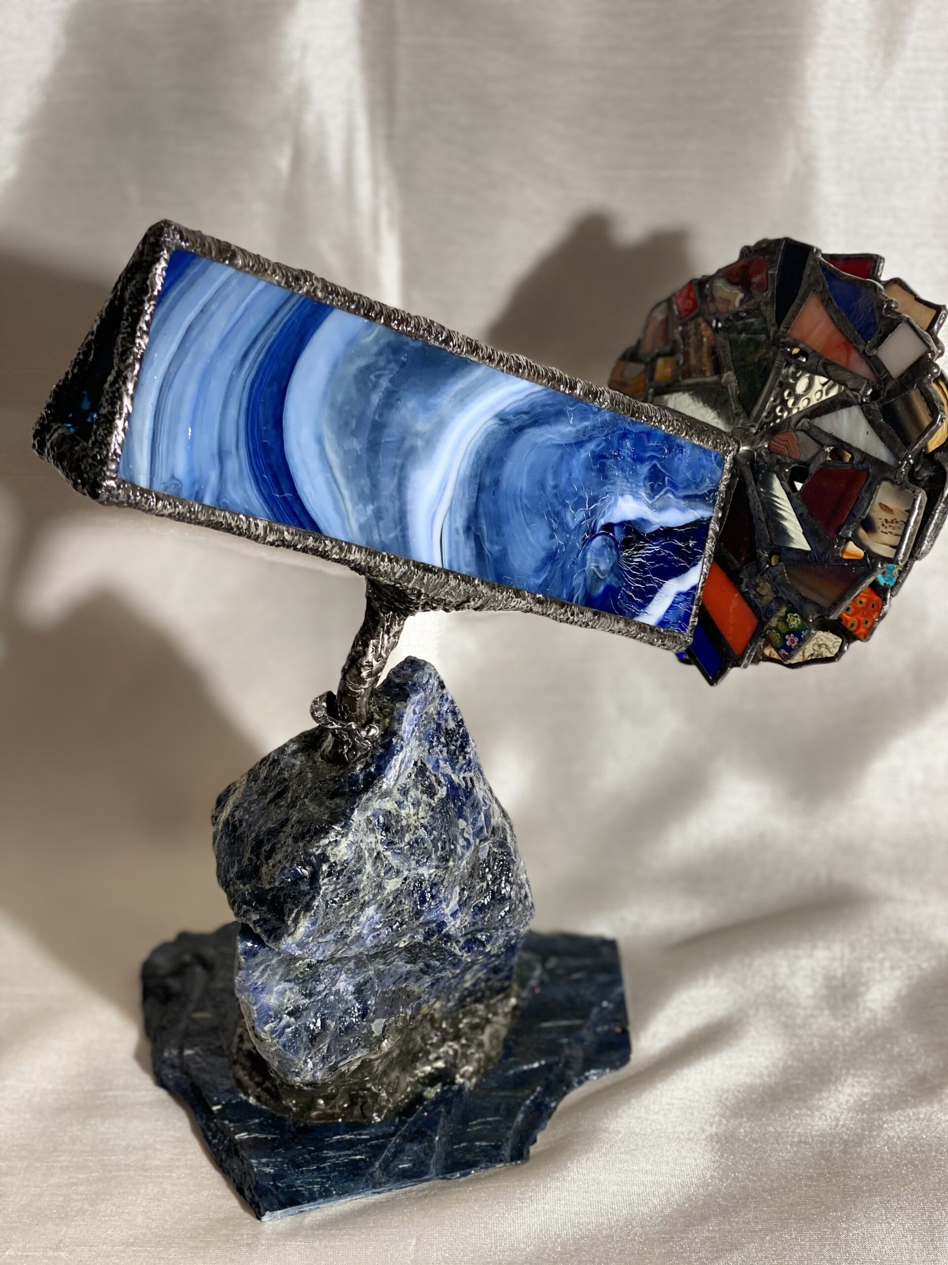 Blue sodalite parlor scope. Etsy:nebraskascopesstudio